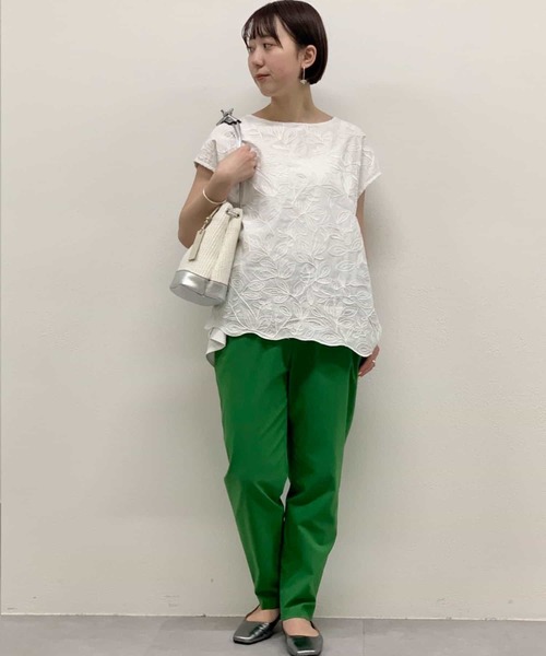 BEARDSLEY（ビアズリー）の「カラートラックパンツ（その他パンツ・レディース・グリーン/ホワイト/インディゴブルー・1/2/0）」の9枚目の写真