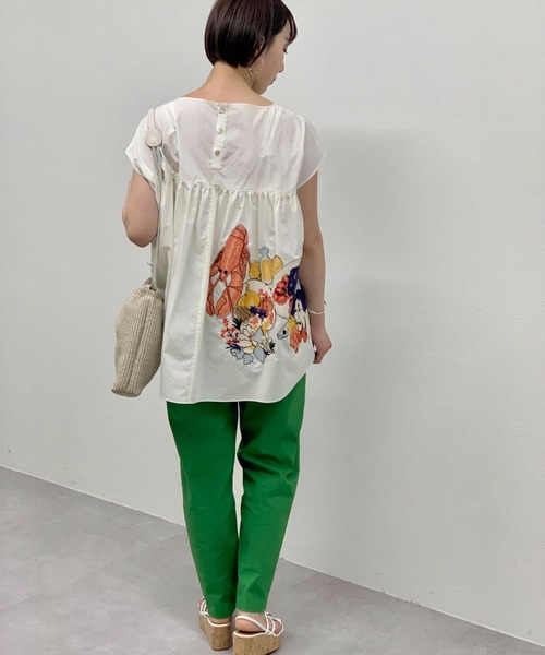 BEARDSLEY（ビアズリー）の「カラートラックパンツ（その他パンツ・レディース・グリーン/ホワイト/インディゴブルー・1/2/0）」の10枚目の写真