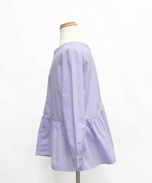 lulpini(ルルピー二)の「kids アシメギャザーブラウス(シャツ/ブラウス・キッズ・ラベンダー/イエロー/ピンク・S/M/L)」の19枚目の写真