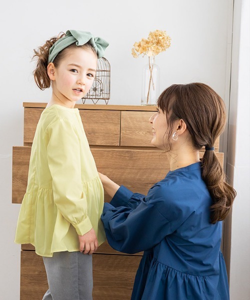 lulpini(ルルピー二)の「kids アシメギャザーブラウス(シャツ/ブラウス・キッズ・ラベンダー/イエロー/ピンク・S/M/L)」の17枚目の写真