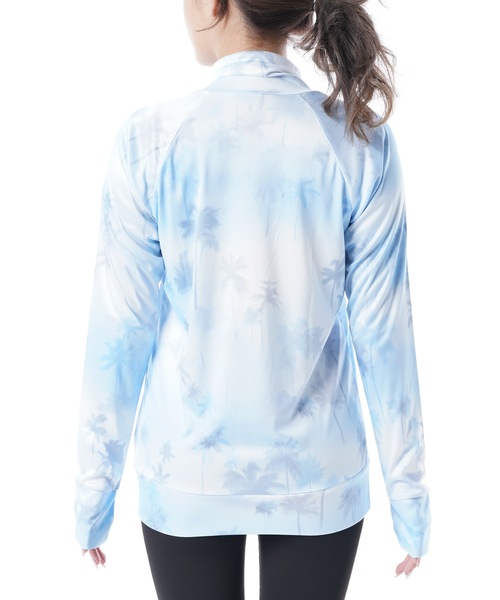 BENETTON (UNITED COLORS OF BENETTON)(ベネトンユナイテッドカラーズオブベネトン)の「【BENETTON:ベネトン】レディースプリントUVラッシュガード(ラッシュガード・レディース・ブルー/グリーン/コーラルピンク・MEDIUM/LARGE/X-LARGE)」の12枚目の写真