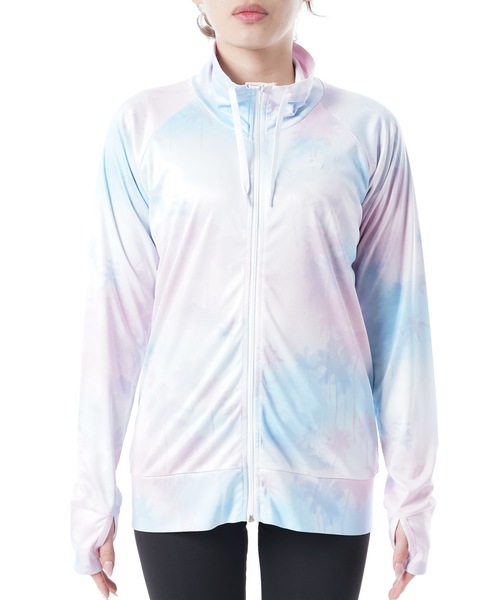 BENETTON (UNITED COLORS OF BENETTON)(ベネトンユナイテッドカラーズオブベネトン)の「【BENETTON:ベネトン】レディースプリントUVラッシュガード(ラッシュガード・レディース・ブルー/グリーン/コーラルピンク・MEDIUM/LARGE/X-LARGE)」の15枚目の写真