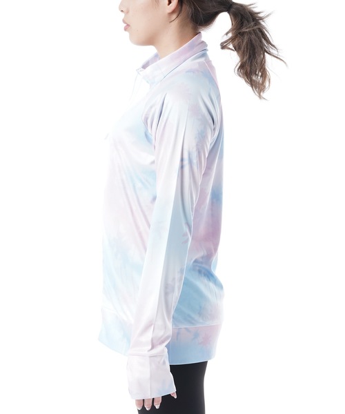 BENETTON (UNITED COLORS OF BENETTON)(ベネトンユナイテッドカラーズオブベネトン)の「【BENETTON:ベネトン】レディースプリントUVラッシュガード(ラッシュガード・レディース・ブルー/グリーン/コーラルピンク・MEDIUM/LARGE/X-LARGE)」の16枚目の写真