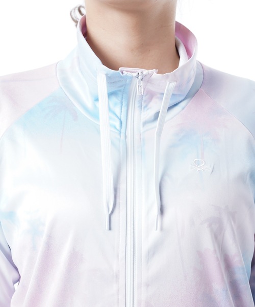 BENETTON (UNITED COLORS OF BENETTON)(ベネトンユナイテッドカラーズオブベネトン)の「【BENETTON:ベネトン】レディースプリントUVラッシュガード(ラッシュガード・レディース・ブルー/グリーン/コーラルピンク・MEDIUM/LARGE/X-LARGE)」の18枚目の写真