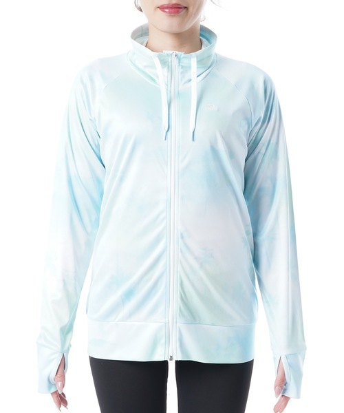 BENETTON (UNITED COLORS OF BENETTON)(ベネトンユナイテッドカラーズオブベネトン)の「【BENETTON:ベネトン】レディースプリントUVラッシュガード(ラッシュガード・レディース・ブルー/グリーン/コーラルピンク・MEDIUM/LARGE/X-LARGE)」の5枚目の写真