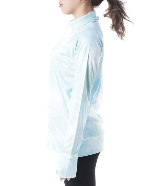 BENETTON (UNITED COLORS OF BENETTON)(ベネトンユナイテッドカラーズオブベネトン)の「【BENETTON:ベネトン】レディースプリントUVラッシュガード(ラッシュガード・レディース・ブルー/グリーン/コーラルピンク・MEDIUM/LARGE/X-LARGE)」の6枚目の写真