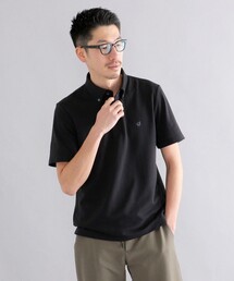 *SHIPS: 吸水速乾・UVケア Drymix(R) ワンポイント ロゴ ボタンダウン ポロシャツ