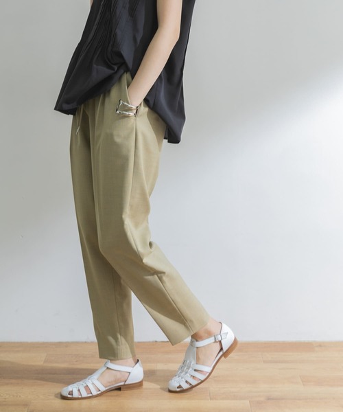 URBAN RESEARCH（アーバンリサーチ）の「ドロストテーパードパンツ（その他パンツ・レディース・チャコールグレー/グリーン系その他/チェック・38/36/34）」の11枚目の写真