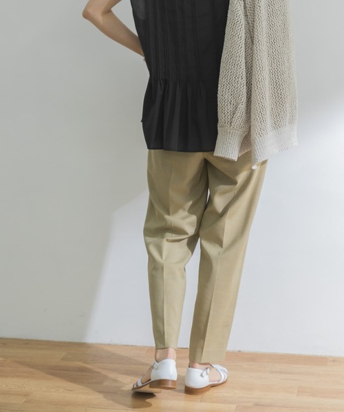 URBAN RESEARCH（アーバンリサーチ）の「ドロストテーパードパンツ（その他パンツ・レディース・チャコールグレー/グリーン系その他/チェック・38/36/34）」の13枚目の写真