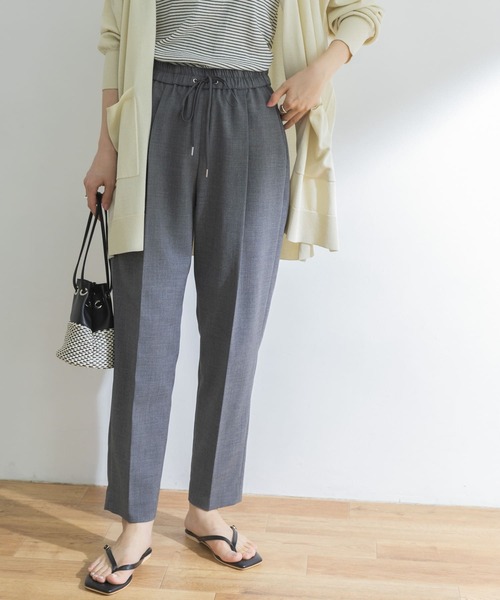 URBAN RESEARCH（アーバンリサーチ）の「ドロストテーパードパンツ（その他パンツ・レディース・チャコールグレー/グリーン系その他/チェック・38/36/34）」の22枚目の写真