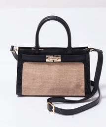 PAOLA NUTTI   | 【PAOLA NUTTI/パオラヌッティ】ストロー調レザートートS(トートバッグ)