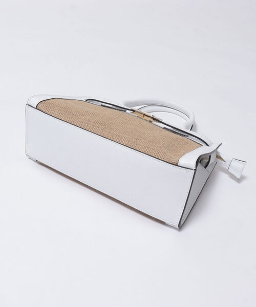 PAOLA NUTTI  （パオラヌッティ）の「【PAOLA NUTTI/パオラヌッティ】ストロー調レザートートS（トートバッグ・レディース・ホワイト系その他4/ブラック系その他3・FREE）」の10枚目の写真