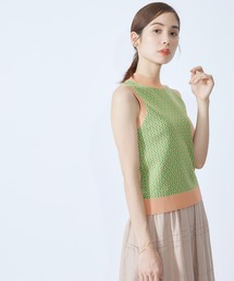 ROPE' | ジャカードノースリーブニット(ベスト)