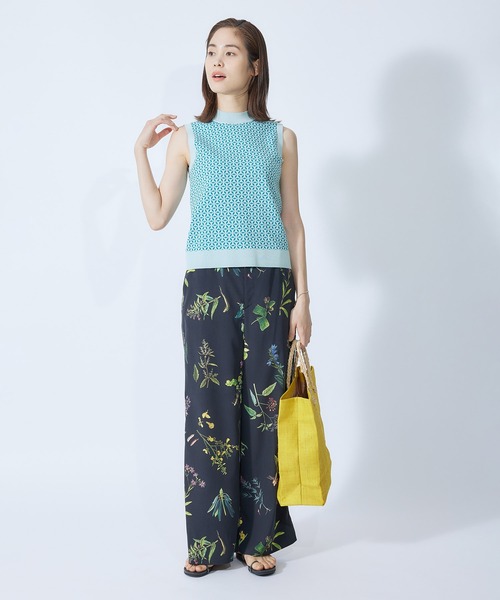 ROPE'(ロペ)の「ジャカードノースリーブニット(ベスト・レディース・グリーン系その他/ブルー系その他5/オレンジ系その他2・38)」の10枚目の写真