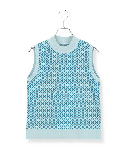 ROPE'(ロペ)の「ジャカードノースリーブニット(ベスト・レディース・グリーン系その他/ブルー系その他5/オレンジ系その他2・38)」の15枚目の写真