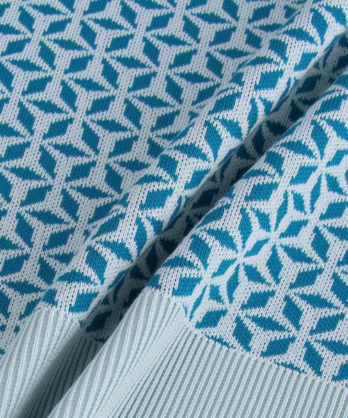 ROPE'(ロペ)の「ジャカードノースリーブニット(ベスト・レディース・グリーン系その他/ブルー系その他5/オレンジ系その他2・38)」の7枚目の写真