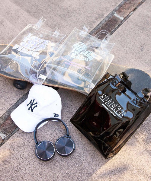 WEGO（ウィゴー）の「WEGO/ミニクリアトート（トートバッグ・レディース・ブラック/その他1/ホワイト系その他・FREE）」の22枚目の写真