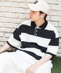 WEGO | WEGO/ヘビーウエイト ワイドボーダーBIGポロ(ポロシャツ)