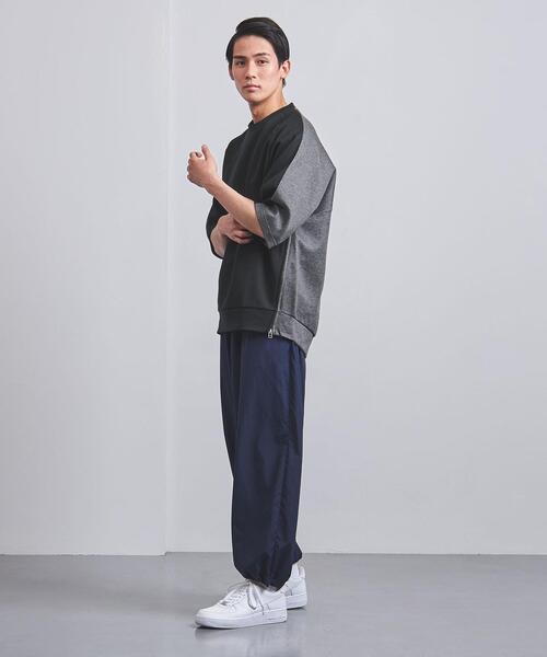 EN ROUTE(アンルート)の「<EN ROUTE(アンルート)> コットン/ポリエステル ダンボールニット ショートスリーブ(Tシャツ/カットソー・メンズ・ブラック/ネイビー・1/2/3)」の11枚目の写真