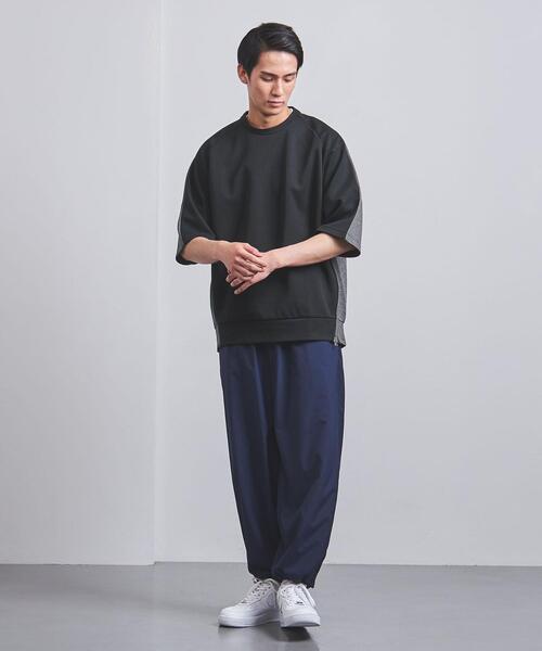 EN ROUTE(アンルート)の「<EN ROUTE(アンルート)> コットン/ポリエステル ダンボールニット ショートスリーブ(Tシャツ/カットソー・メンズ・ブラック/ネイビー・1/2/3)」の12枚目の写真
