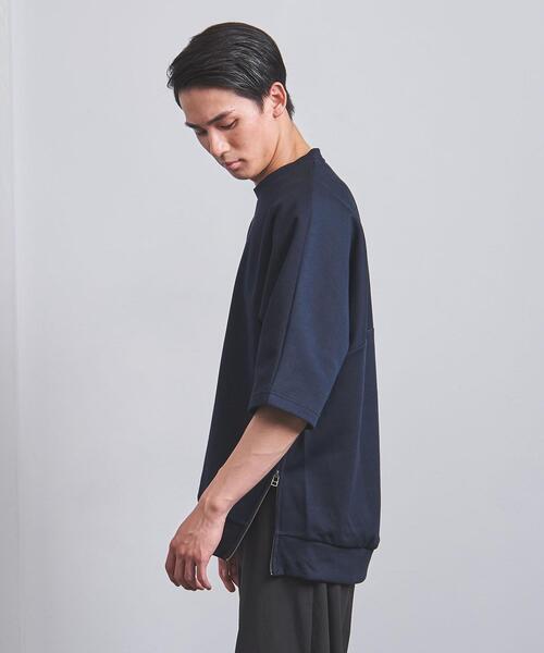 EN ROUTE(アンルート)の「<EN ROUTE(アンルート)> コットン/ポリエステル ダンボールニット ショートスリーブ(Tシャツ/カットソー・メンズ・ブラック/ネイビー・1/2/3)」の13枚目の写真