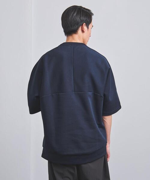 EN ROUTE(アンルート)の「<EN ROUTE(アンルート)> コットン/ポリエステル ダンボールニット ショートスリーブ(Tシャツ/カットソー・メンズ・ブラック/ネイビー・1/2/3)」の14枚目の写真