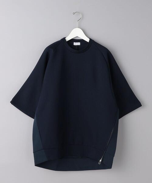 EN ROUTE(アンルート)の「<EN ROUTE(アンルート)> コットン/ポリエステル ダンボールニット ショートスリーブ(Tシャツ/カットソー・メンズ・ブラック/ネイビー・1/2/3)」の18枚目の写真