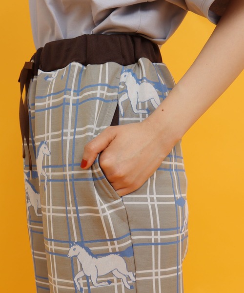 didizizi(ディディジジ)の「馬チェックJQ PT(その他パンツ・レディース・ベージュ/グリーン・FREE)」の19枚目の写真