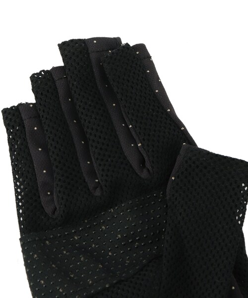 DRESKIP（ドレスキップ）の「◆【ソフィスタ/接触冷感】ショート指切りアームカバー（その他小物・レディース・ブラック系1/ブラック/アイボリー系1・00）」の6枚目の写真