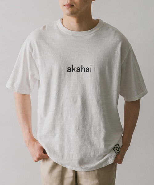 URBAN RESEARCH DOORS（アーバンリサーチドアーズ）の「melelana　半袖T-shirts（Tシャツ/カットソー・メンズ・ホワイト/ネイビー/イエロー/グリーン・MEDIUM/LARGE）」の2枚目の写真