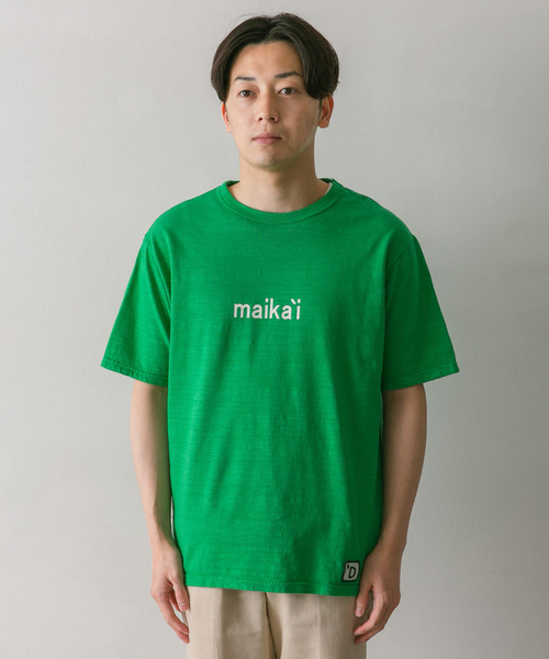URBAN RESEARCH DOORS（アーバンリサーチドアーズ）の「melelana　半袖T-shirts（Tシャツ/カットソー・メンズ・ホワイト/ネイビー/イエロー/グリーン・MEDIUM/LARGE）」の5枚目の写真