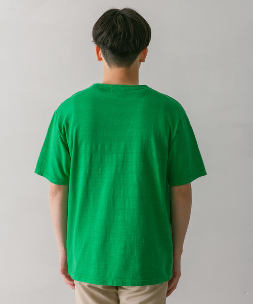 URBAN RESEARCH DOORS（アーバンリサーチドアーズ）の「melelana　半袖T-shirts（Tシャツ/カットソー・メンズ・ホワイト/ネイビー/イエロー/グリーン・MEDIUM/LARGE）」の7枚目の写真