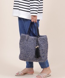 BASE | タッセル付きかごバッグ(かごバッグ)