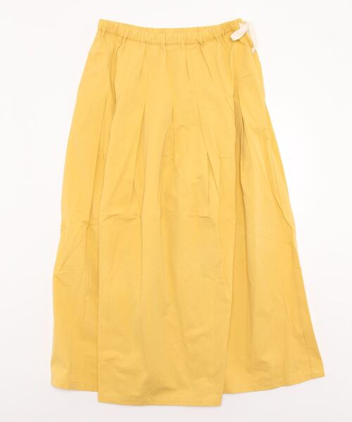 ALL ORDINARIES（オールオーディナリーズ）の「無地ダブルタックスカート（スカート・レディース・チャコールグレー/ベージュ/オリーブ/イエロー・F）」の8枚目の写真