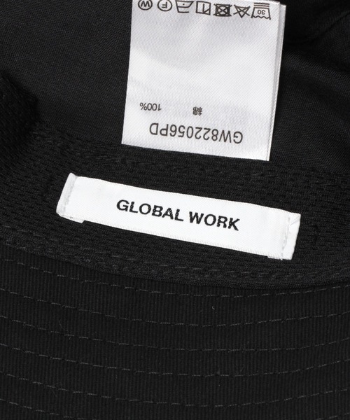 GLOBAL WORK（グローバルワーク）の「洗える抗菌バケットハット/266563（ハット・レディース・ブラック/オフホワイト・FREE）」の9枚目の写真