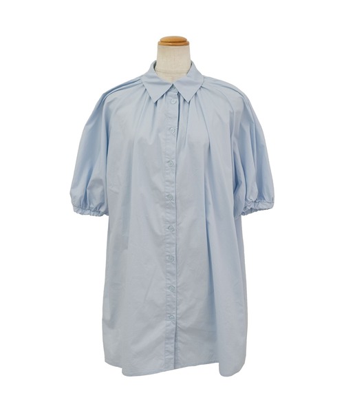 ANDJ(アンドジェイ)の「ボリュームスリーブチュニックブラウス(シャツ/ブラウス・レディース・ブラック/ホワイト/ライトブルー・M)」の22枚目の写真