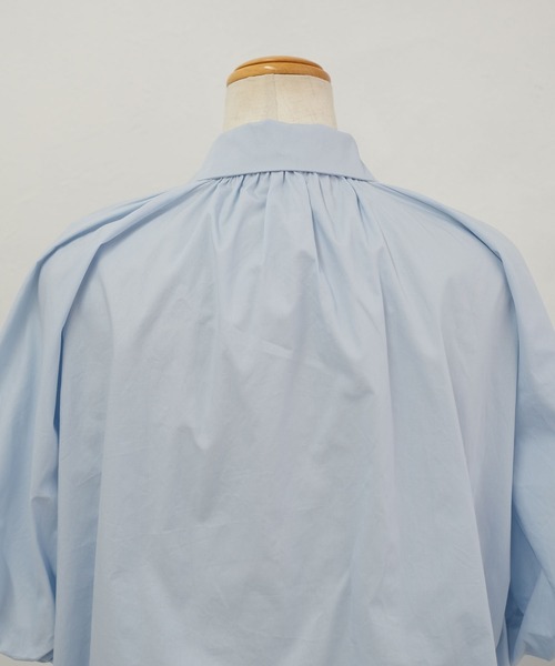 ANDJ(アンドジェイ)の「ボリュームスリーブチュニックブラウス(シャツ/ブラウス・レディース・ブラック/ホワイト/ライトブルー・M)」の15枚目の写真