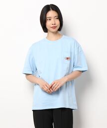 親子お揃い 夏モチーフ刺繍Tシャツ 6833A