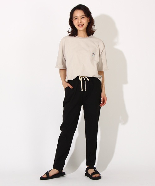 BABYDOLL（ベビードール）の「親子お揃い 夏モチーフ刺繍Tシャツ 6833A（Tシャツ/カットソー・レディース・ライトブルー/パープル/ホワイト/チャコールグレー/ライトグリーン系1/チェリーピンク/ライトイエロー/ストーン・XL/S/M/L）」の20枚目の写真