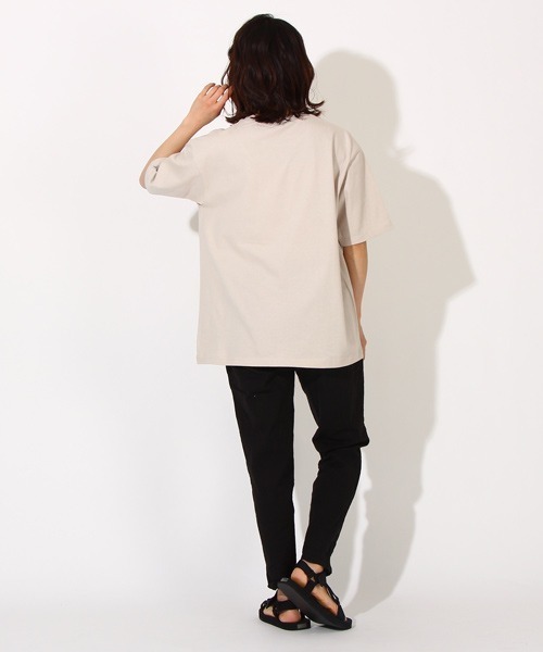 BABYDOLL（ベビードール）の「親子お揃い 夏モチーフ刺繍Tシャツ 6833A（Tシャツ/カットソー・レディース・ライトブルー/パープル/ホワイト/チャコールグレー/ライトグリーン系1/チェリーピンク/ライトイエロー/ストーン・XL/S/M/L）」の21枚目の写真