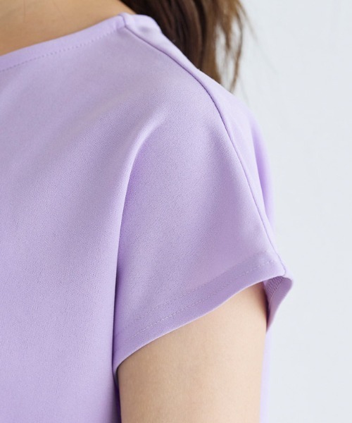 フレンチスリーブフレアTブラウス