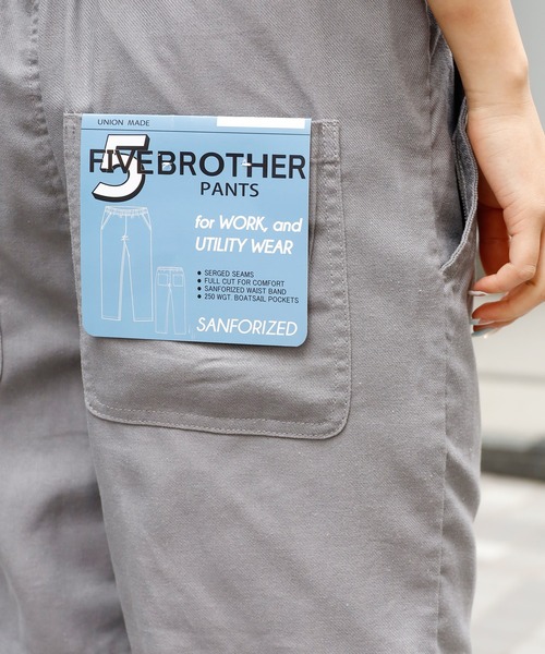 FIVE BROTHER（ファイブブラザー）の「FIVE BROTHER/ファイブブラザー LINEN EASY SHORTS イージーショーツ ハーフパンツ（その他パンツ・メンズ・ベージュ/グレー/ナチュラル・S/M/L）」の20枚目の写真