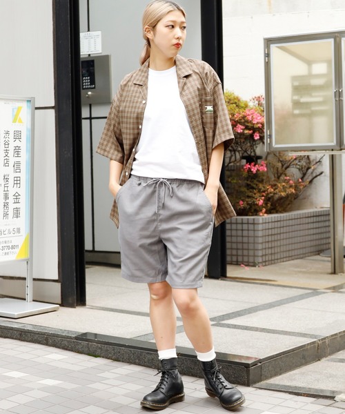 FIVE BROTHER（ファイブブラザー）の「FIVE BROTHER/ファイブブラザー LINEN EASY SHORTS イージーショーツ ハーフパンツ（その他パンツ・メンズ・ベージュ/グレー/ナチュラル・S/M/L）」の22枚目の写真