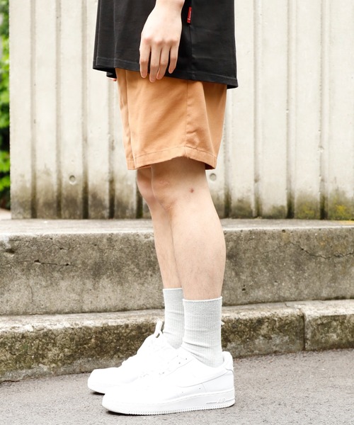 FIVE BROTHER（ファイブブラザー）の「FIVE BROTHER/ファイブブラザー LINEN EASY SHORTS イージーショーツ ハーフパンツ（その他パンツ・メンズ・ベージュ/グレー/ナチュラル・S/M/L）」の4枚目の写真