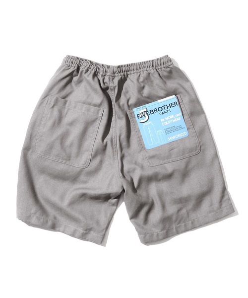 FIVE BROTHER（ファイブブラザー）の「FIVE BROTHER/ファイブブラザー LINEN EASY SHORTS イージーショーツ ハーフパンツ（その他パンツ・メンズ・ベージュ/グレー/ナチュラル・S/M/L）」の15枚目の写真