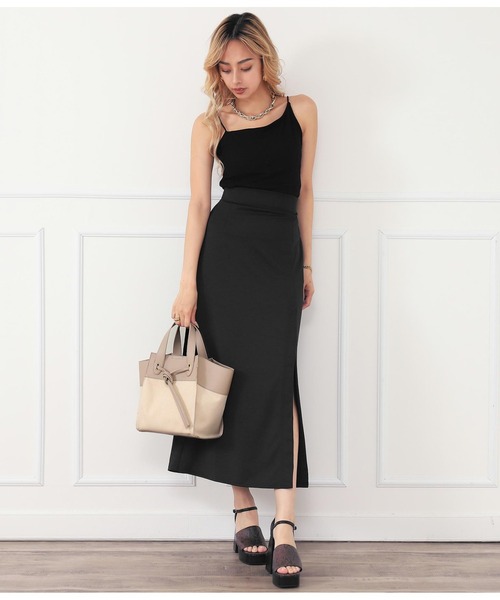 LATINA（ラティーナ）の「バイカラーキャンバスバッグ（ハンドバッグ・レディース・ブラック/ベージュ・FREE）」の4枚目の写真