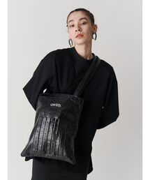 UN3D.（アンスリード）の「ORIGAMI POCKET TOTE R / オリガミポケットラメトート（トートバッグ）」
