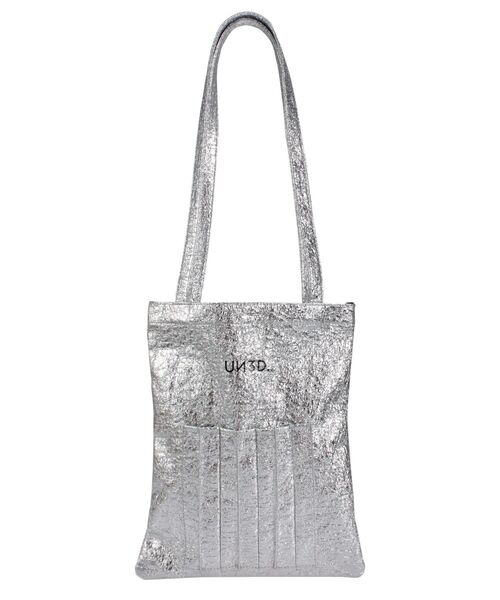 UN3D.（アンスリード）の「ORIGAMI POCKET TOTE R / オリガミポケットラメトート（トートバッグ・レディース・ブラック/シルバー/ライトグリーン/ライム/ブルー/ゴールド・FREE）」の14枚目の写真