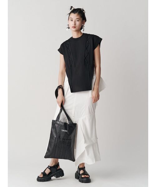 ORIGAMI POCKET TOTE R / オリガミポケットラメトート（トート