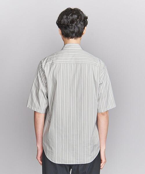 BEAUTY&YOUTH UNITED ARROWS(ビューティーアンドユースユナイテッドアローズ)の「モダンストライプ レギュラーフォルム テーパード シャツ(シャツ/ブラウス・メンズ・ライトブルー/グレー・S/M/L/XL)」の3枚目の写真